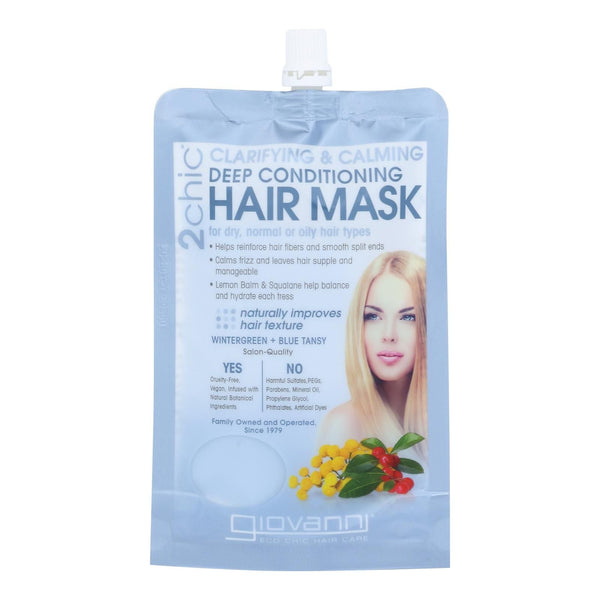 Giovanni Hair Care Products - 2chc Clfy/clm Conditioner Hr Msk - Case Of 12-1.75 Fz EasyOptionXY LLC