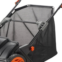 Heavy Duty 21" Push Lawn Sweeper for Leaves & Grass