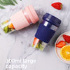Portable Blender Usb Rechargeable Cordless Mini Personal Blender; Small Shakes Smoothie Fruit Juice Blender Cup For Home Outdoor Travel Office EasyOptionXY LLC