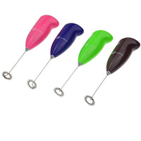 1pc Stainless Steel Handheld Electric Blender; Egg Whisk; Coffee Milk Frother EasyOptionXY LLC
