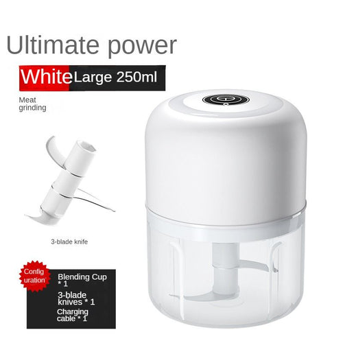 1pc Mini Garlic Masher; Electric Household Small Garlic Masher; Garlic Puller; Baby Food Supplement; Garlic Masher; Strong Power EasyOptionXY LLC