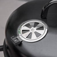 3-in-1 Vertical Charcoal BBQ Smoker Grill with 2 Cooking Areas and Thermometer