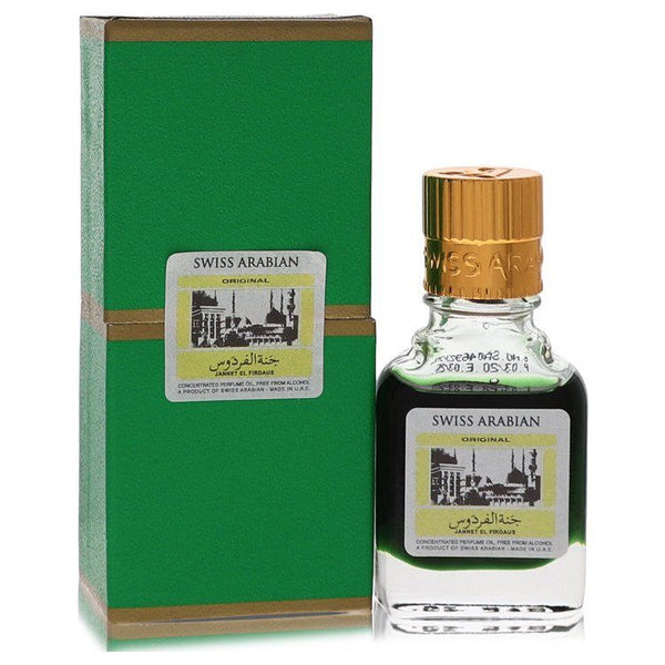Jannet El Firdaus by Swiss Arabian Concentrated Perfume Oil Free From Alcohol (Unisex Black Edition Floral Attar) EasyOptionXY LLC