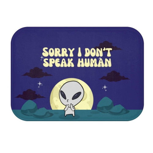 Funny Alien Bath Mat EasyOptionXY LLC