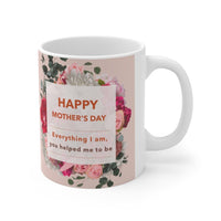 Happy Mother's Day Floral Theme Mug 11oz EasyOptionXY LLC
