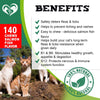 Flea and Tick Prevention Chewable Pills for Cats Revolution Oral Flea Treatment for Pets Pest Control & Natural Defense Chewables Small Tablets Salmon Fish Taste EasyOptionXY LLC