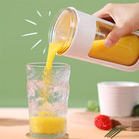 Portable Wireless Blender With The Straw; USB Travel Juice Cup Baby Food Mixing Juicer Machince With Updated 8 Blades With Powerful Motor 3000mAh Rechargeable Battery
