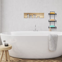 Soap Dish Soap Bar Holder Square Soap Rack Wall Mounted S Bar Shower Bathroom Self with 2 Hooks EasyOptionXY LLC