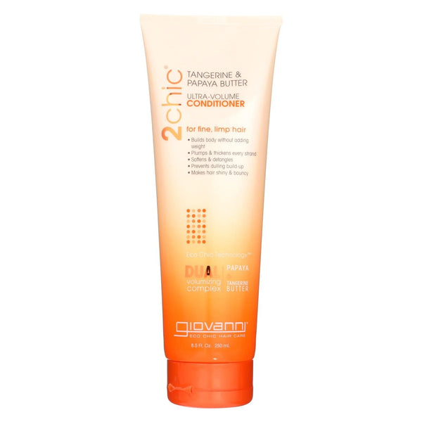 Giovanni Hair Care Products 2chic Conditioner - Ultra-volume Tangerine And Papaya Butter - 8.5 Fl Oz EasyOptionXY LLC
