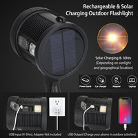 30000LM Rechargeable LED Searchlight IPX6 Waterproof Portable Handheld Spotlight EasyOptionXY LLC