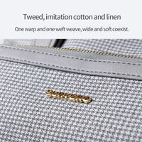 SUNVENO Diaper Bag Backpack, Baby Changing Bag Nappy Tweed Baby Diaper Bags Multifunction Waterproof for Travel
