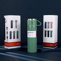 1pc/1Set Stainless Steel Thermal Cup; With Gift Box Set; Double Layer Leakproof Insulated Water Bottle; Keeps Hot And Cold Drinks For Hour EasyOptionXY LLC