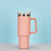1200ml Stainless Steel Mug Coffee Cup Thermal Travel Car Auto Mugs T hermos 40 Oz Tumbler with Handle Straw Cup Drinkware New In