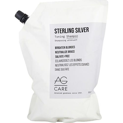 AG HAIR CARE by AG Hair Care STERLING SILVER TONING SHAMPOO (NEW PACKAGING) 33.8 OZ EasyOptionXY LLC