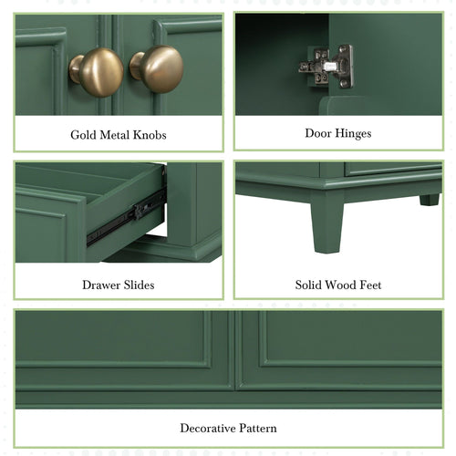 30\" Bathroom Vanity with Sink Combo, Multi-functional Bathroom Cabinet with Doors and Drawer, Solid Frame and MDF Board EasyOptionXY LLC