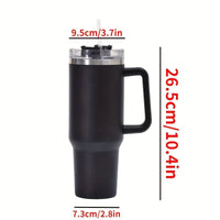 40oz Stainless Steel Handle Bottle Car Cup Double-layer Vacuum Iced Beer Cup Outdoor Portable Travel Insulation Cup EasyOptionXY LLC