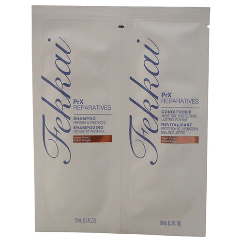 PRX Reparatives Shampoo & Conditioner Duo by Frederic Fekkai for Unisex - 2 x 0.3 oz Shampoo & Conditioner