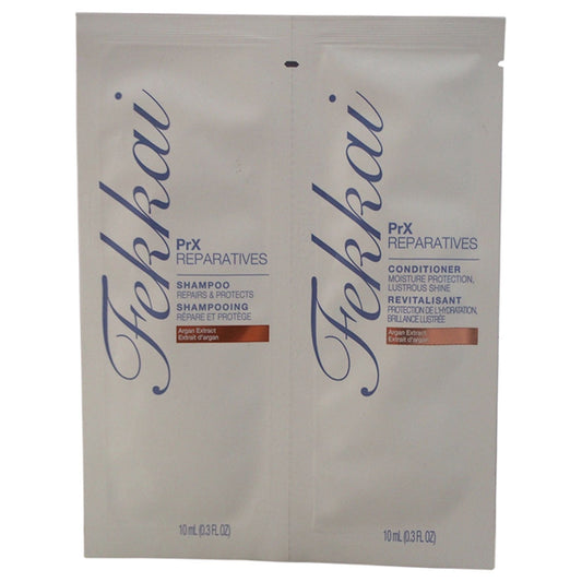 PRX Reparatives Shampoo & Conditioner Duo by Frederic Fekkai for Unisex - 2 x 0.3 oz Shampoo & Conditioner