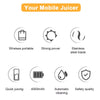 1pc 530ML Powerful Portable Blender For Smoothies Shakes USB Rechargeable Food Processor Fruit Mixer Machine Mini Juicer Blender Cup