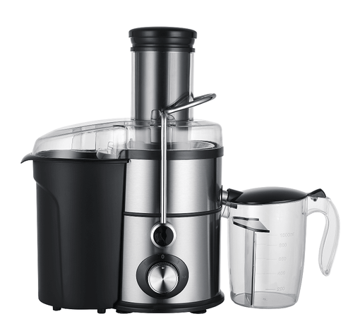 87043565 1100W household centrifugal juicer multi-function electric juicer 2.5L slag cup does not contain BPA fruit and vegetable juice, modern vertical mixing kitchen juicer, secondary mechanical EasyOptionXY LLC