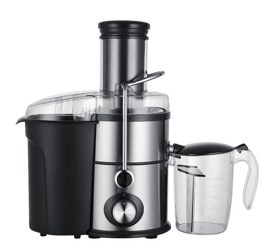87043565 1100W household centrifugal juicer multi-function electric juicer 2.5L slag cup does not contain BPA fruit and vegetable juice, modern vertical mixing kitchen juicer, secondary mechanical EasyOptionXY LLC