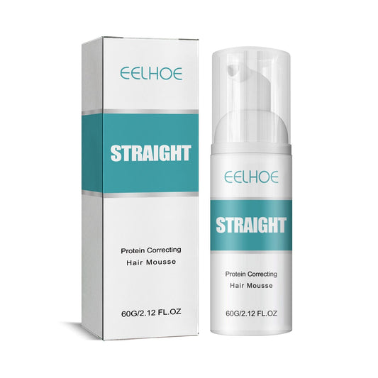 EELHOE Hair Straightening Mousse Smoothing Conditioner Smoothes Frizz And Split Ends Repairs Damaged Hair Leave-In Treatment Cream EasyOptionXY LLC
