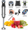 KOIOS Immersion Hand Blender, 5-in-1 Hand Blender with Entire Stainless Steel Blender Shaft, Full Copper Motor, Built in 12 Speed Turbo Stick Blender, Handheld blender for Baby food, Smoothies, Soups