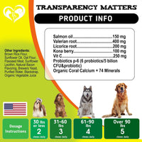 Dog Anti Itch Allergy Relief Chews Dry Itchy Skin Hot Spot Treatment with Probiotic Omega 3 Oil Immune Supplement Seasonal Allergies Medicine for Dogs Puppy 140 Bites