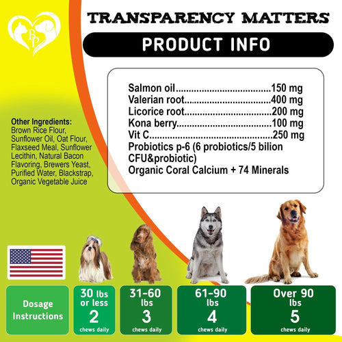 Dog Anti Itch Allergy Relief Chews Dry Itchy Skin Hot Spot Treatment with Probiotic Omega 3 Oil Immune Supplement Seasonal Allergies Medicine for Dogs Puppy 140 Bites