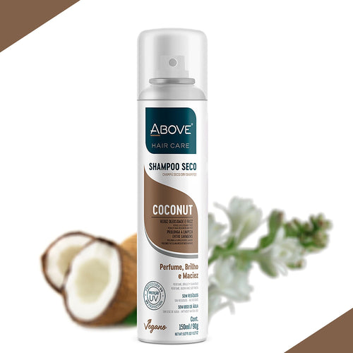 ABOVE Coconut - Dry Shampoo - Absorbs Excess Oil Between Washes - Gives Softness and Shine to Your Strands - Does Not Leave Residue - Prevents Bad Odors with Floral and Vanilla Notes - 3.17 oz EasyOptionXY LLC