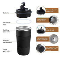 1pc; Stainless Steel Vacuum Insulated Tumbler; Coffee Travel Mug Spill Proof With Lid; T hermos Cup For Keep Hot/Ice Coffee; Tea And Beer