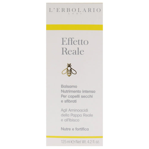 Effetto Reale Intense Nourishment Conditioner by LErbolario for Unisex - 4.2 oz Conditioner EasyOptionXY LLC