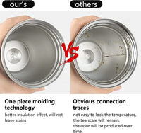 12 oz Stainless Steel Vacuum Insulated Tumbler - Coffee Travel Mug Spill Proof with Lid - T hermos Cup for Keep Hot/Ice Coffee; Tea and Beer EasyOptionXY LLC