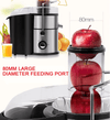 87043565 1100W household centrifugal juicer multi-function electric juicer 2.5L slag cup does not contain BPA fruit and vegetable juice, modern vertical mixing kitchen juicer, secondary mechanical EasyOptionXY LLC