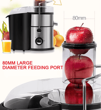 87043565 1100W household centrifugal juicer multi-function electric juicer 2.5L slag cup does not contain BPA fruit and vegetable juice, modern vertical mixing kitchen juicer, secondary mechanical EasyOptionXY LLC