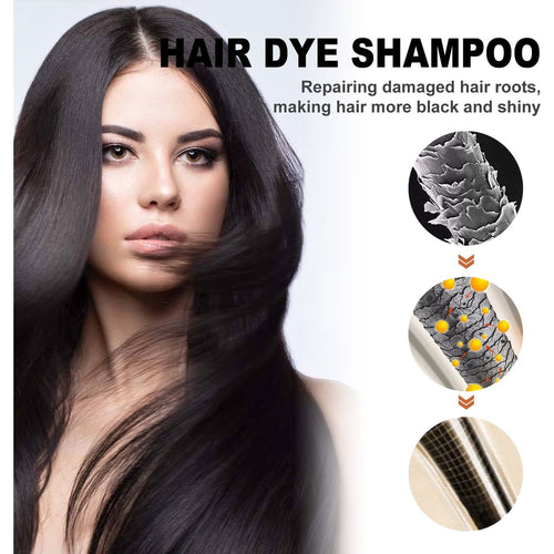 EELHOE Black Hair Shampoo Polygonum Multiflorum Essence Moisturizing, Cleaning, Repairing, Black And Soft Hair Shampoo EasyOptionXY LLC