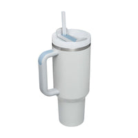 1200ml Stainless Steel Mug Coffee Cup Thermal Travel Car Auto Mugs T hermos 40 Oz Tumbler with Handle Straw Cup Drinkware New In