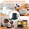 Electric Coffee Mug Warmer for Desk Auto Shut off USB Tea Milk Beverage Cup 3 Temperature Setting EasyOptionXY LLC