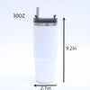 1pc Stainless Steel Vacuum Mug; Home; Office Or Car Vacuum Flask; Insulation Cup With Straw; Insulated Tumbler