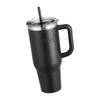 40 oz Insulated Water Bottle Stainless Steel Coffee Cup Handheld Black EasyOptionXY LLC
