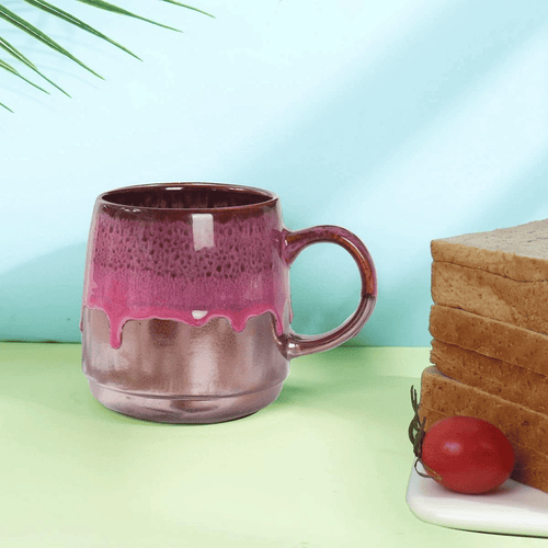 Large Ceramic Coffee Mug, 21 Oz, Gilt Pink Big Tea Cup for Office and Home, Dishwasher and Microwave Safe… EasyOptionXY LLC