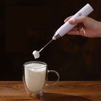 1 Milk Frother With Stand Handheld Frothing Electric Whisk With ; Speed Blender; Milk Froth; Mini Blender And Coffee Blender Froth Smoothie; Latte; EasyOptionXY LLC