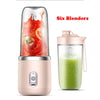 Portable Electric Juicer 400ml Lemon Orange Fruit Squeezer Multifunction Mixer Fruit Smoothie Blender Household Appliances EasyOptionXY LLC