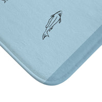 Fishes in the Ocean Bath Mat EasyOptionXY LLC