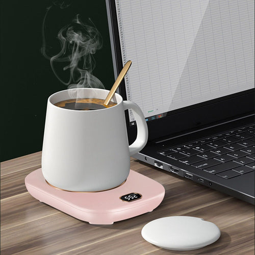Electric Coffee Mug Warmer for Desk Auto Shut off USB Tea Milk Beverage Cup 3 Temperature Setting EasyOptionXY LLC