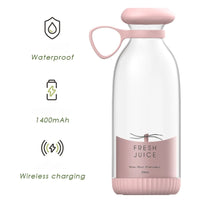 350ml Electric Juicer Blender Mini Portable Blender Bottle USB Rechargeable Fruit Mixers Juicers Multifunction Juice Maker Machine Food Milkshake Cup EasyOptionXY LLC