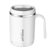 1pc Stainless Steel Cups With Lid; 16 Oz 304 Stainless Steel Tumblers Durable Coffee Mug With Splash Proof Sliding Lid; Drink With Lid Open; Non-Insulated Mug; Without Straw EasyOptionXY LLC