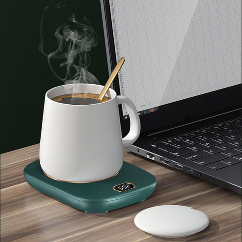 Electric Coffee Mug Warmer for Desk Auto Shut off USB Tea Milk Beverage Cup 3 Temperature Setting EasyOptionXY LLC