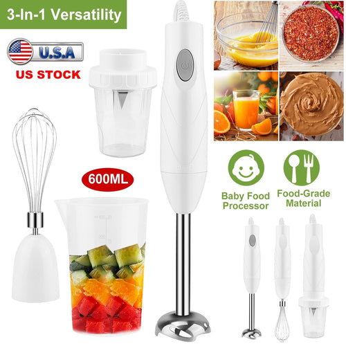 3-In-1 Immersion Hand Blender Multifunctional Stick Blender Mixer Grinder EasyOptionXY LLC
