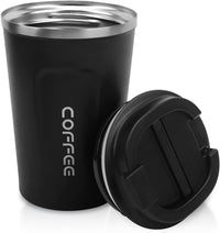 12 oz Stainless Steel Vacuum Insulated Tumbler - Coffee Travel Mug Spill Proof with Lid - T hermos Cup for Keep Hot/Ice Coffee; Tea and Beer EasyOptionXY LLC